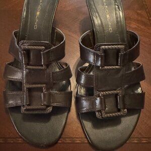 Bandolino Brown Open Toed Sandals